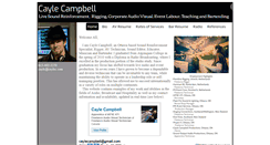Desktop Screenshot of caylec.com